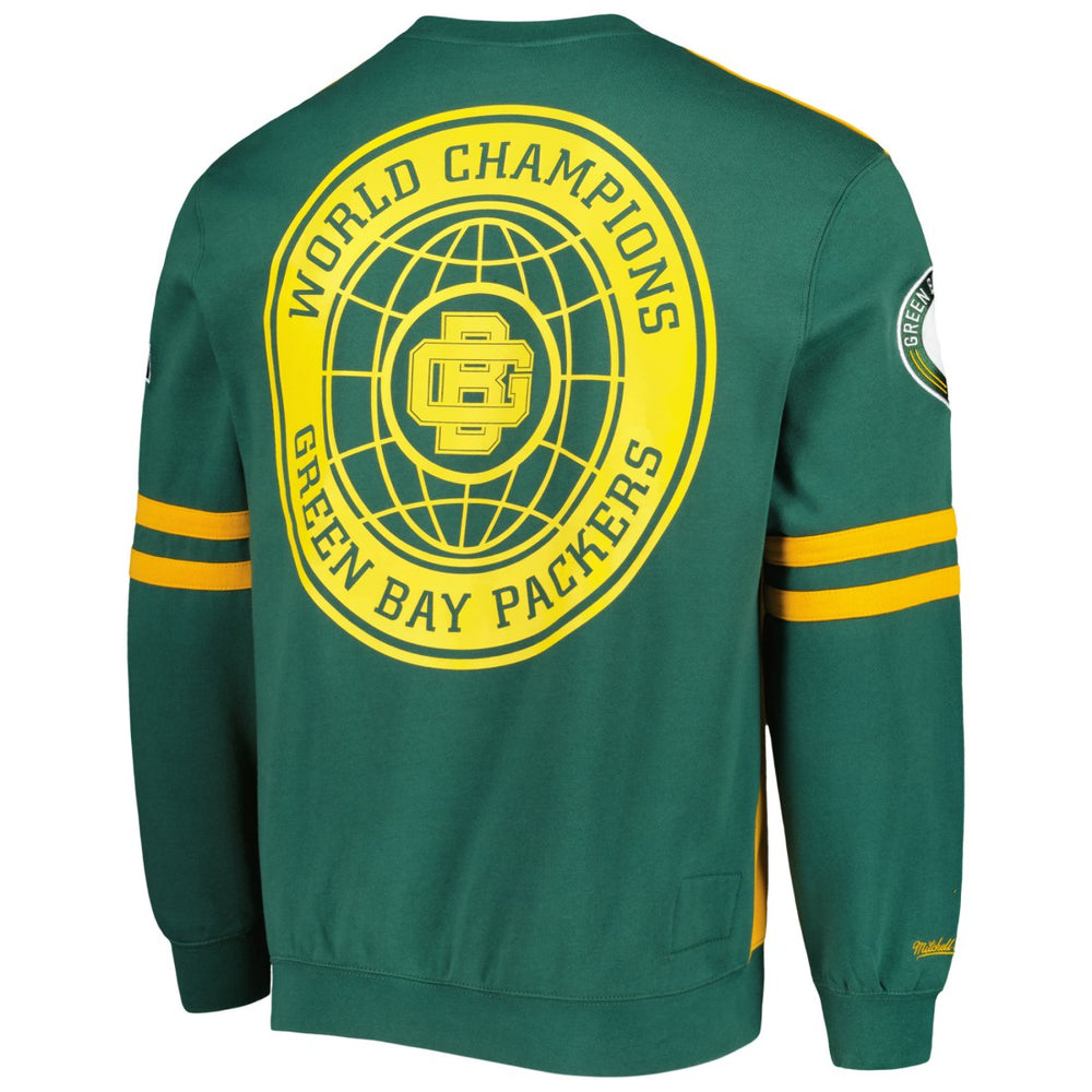 Green Bay Packers All Over 2.0 Pullover Sweatshirt - Gold on sale