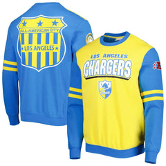 Los Angeles Chargers All Over 2.0 Pullover Sweatshirt - Gold discount