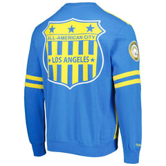 Los Angeles Chargers All Over 2.0 Pullover Sweatshirt - Gold discount