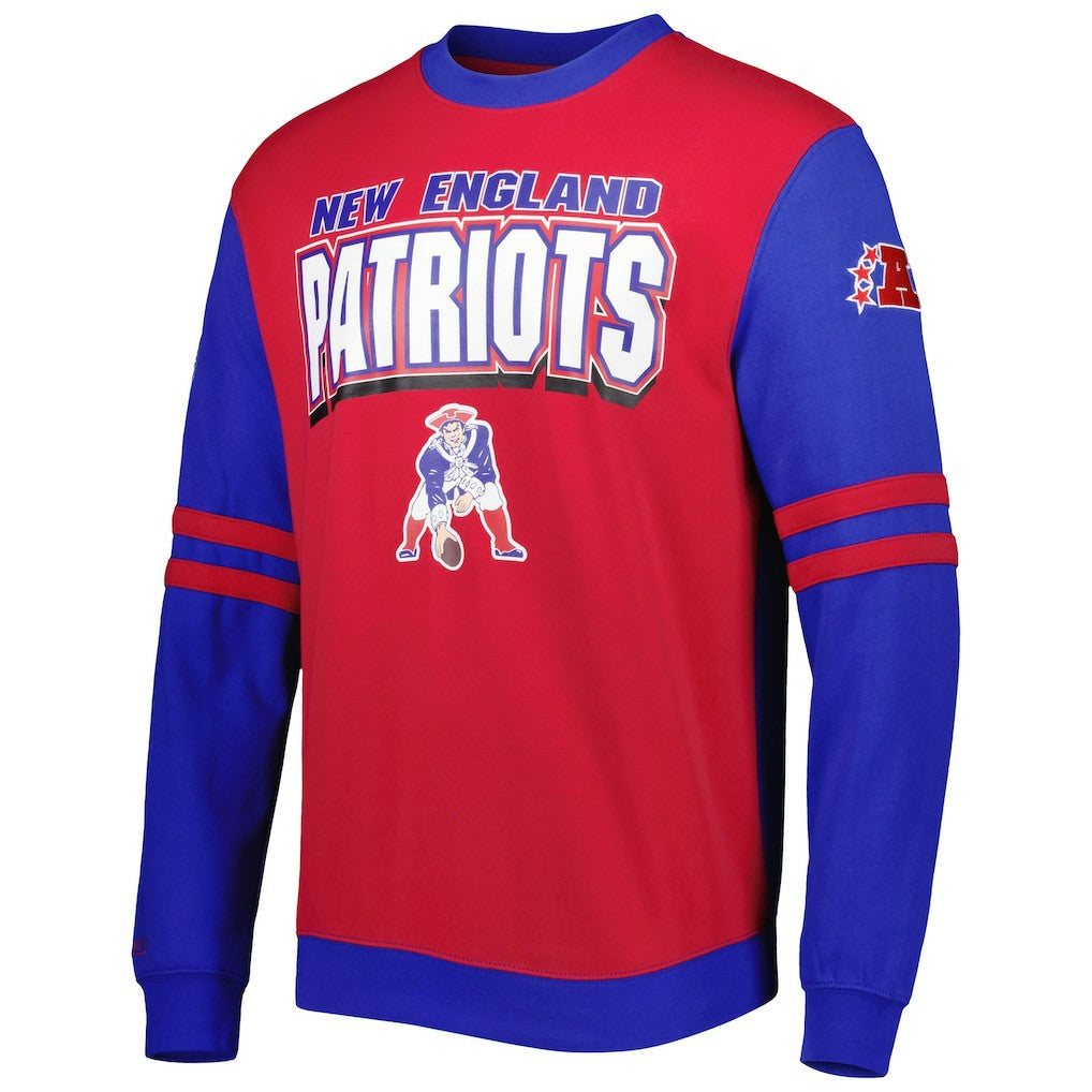 New England Patriots All Over 2.0 Pullover Sweatshirt - Red online