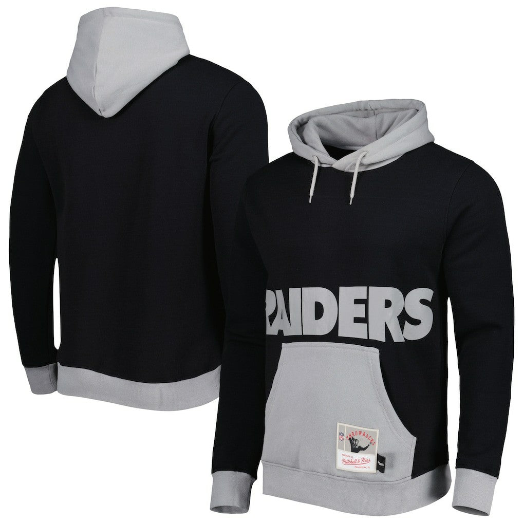 Las Vegas Raiders Big Face 5.0 Pullover Hoodie - Black discount