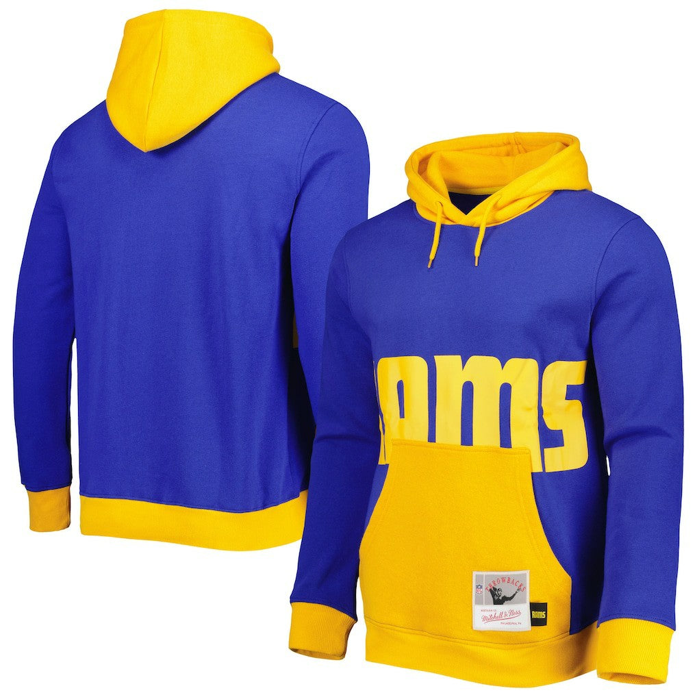 Los Angeles Rams Big Face 5.0 Pullover Hoodie - Royal discount