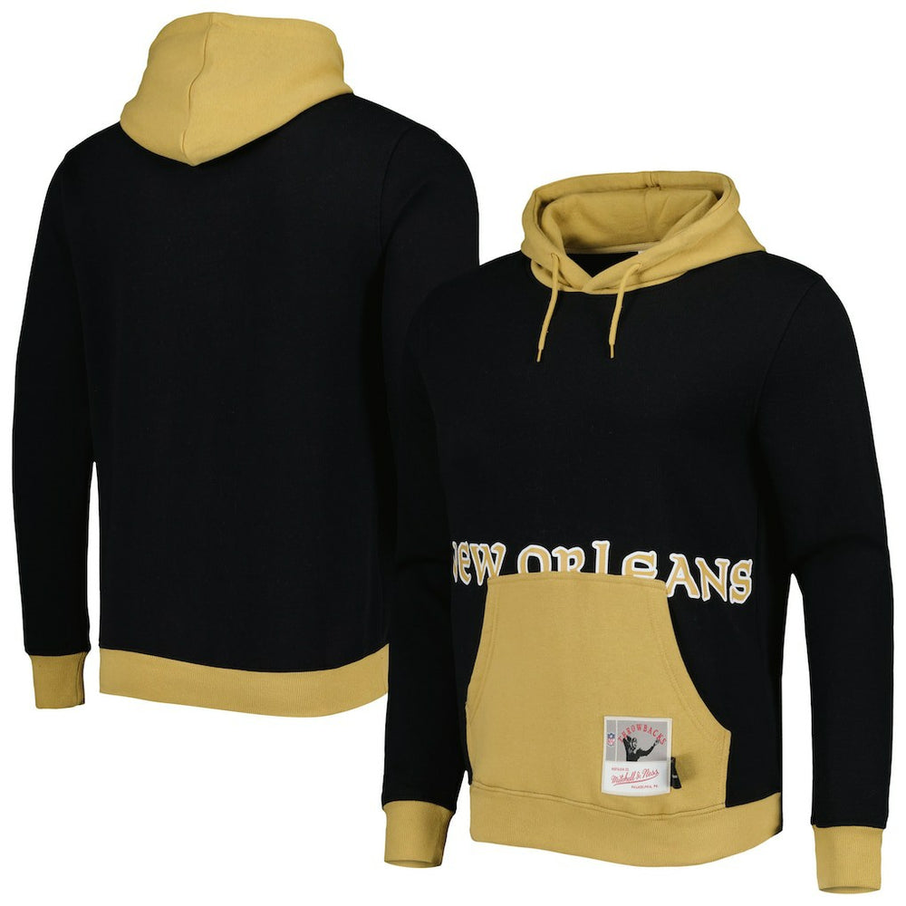 New Orleans Saints Big Face 5.0 Pullover Hoodie - Black cheap