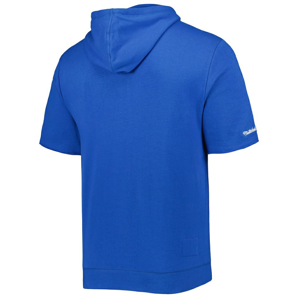 Los Angeles Rams Washed Short Sleeve Pullover Hoodie - Royal cheap