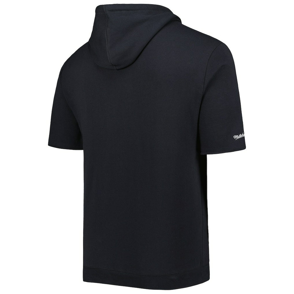 Las Vegas Raiders Washed Short Sleeve Pullover Hoodie - Black outlet