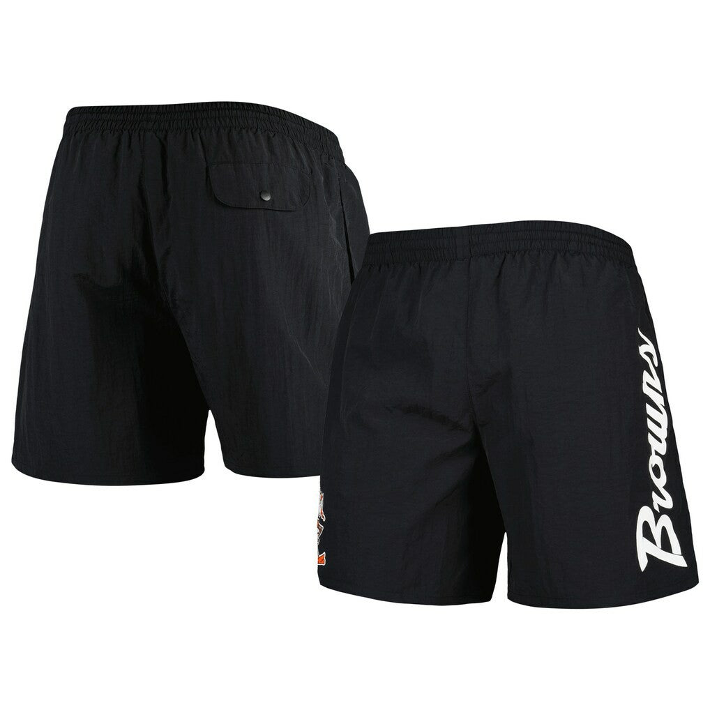 Cleveland Browns Team Essentials Nylon Shorts - Black outlet