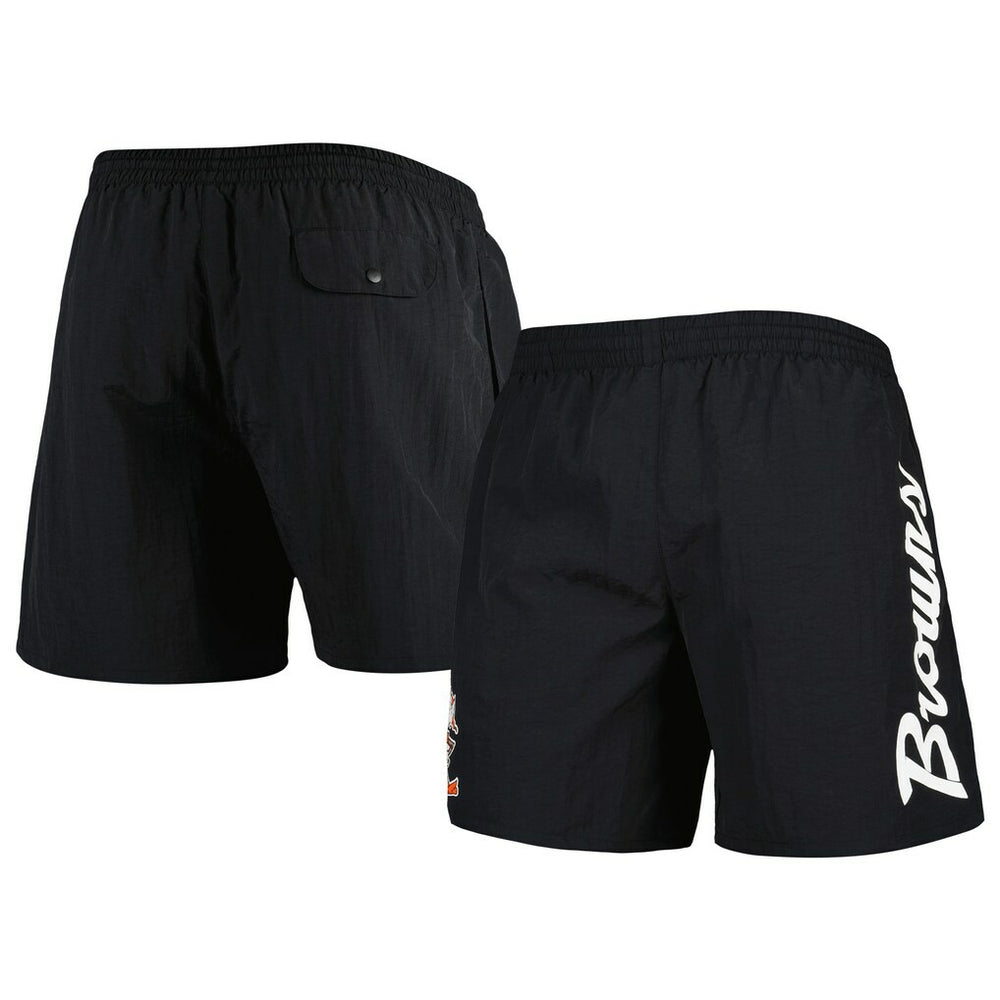 Cleveland Browns Team Essentials Nylon Shorts - Black outlet