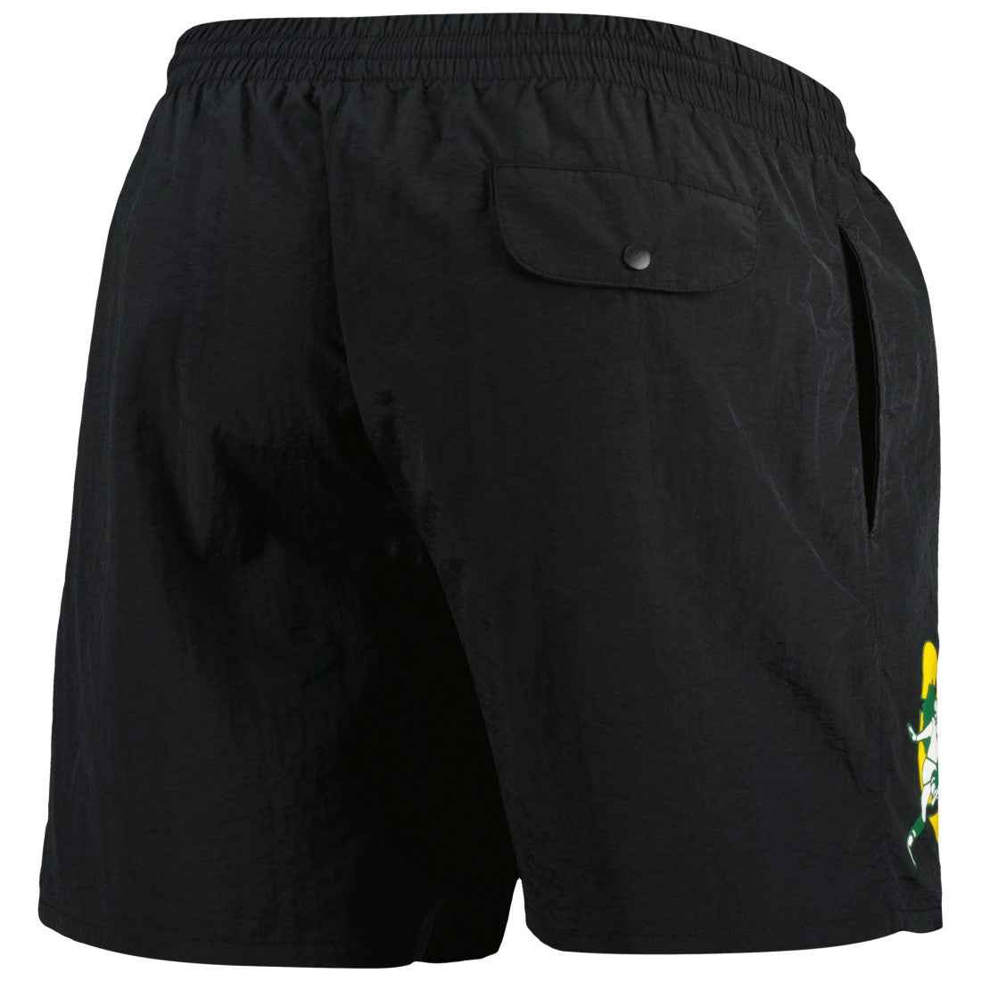 Green Bay Packers Team Essentials Nylon Shorts - Black cheap