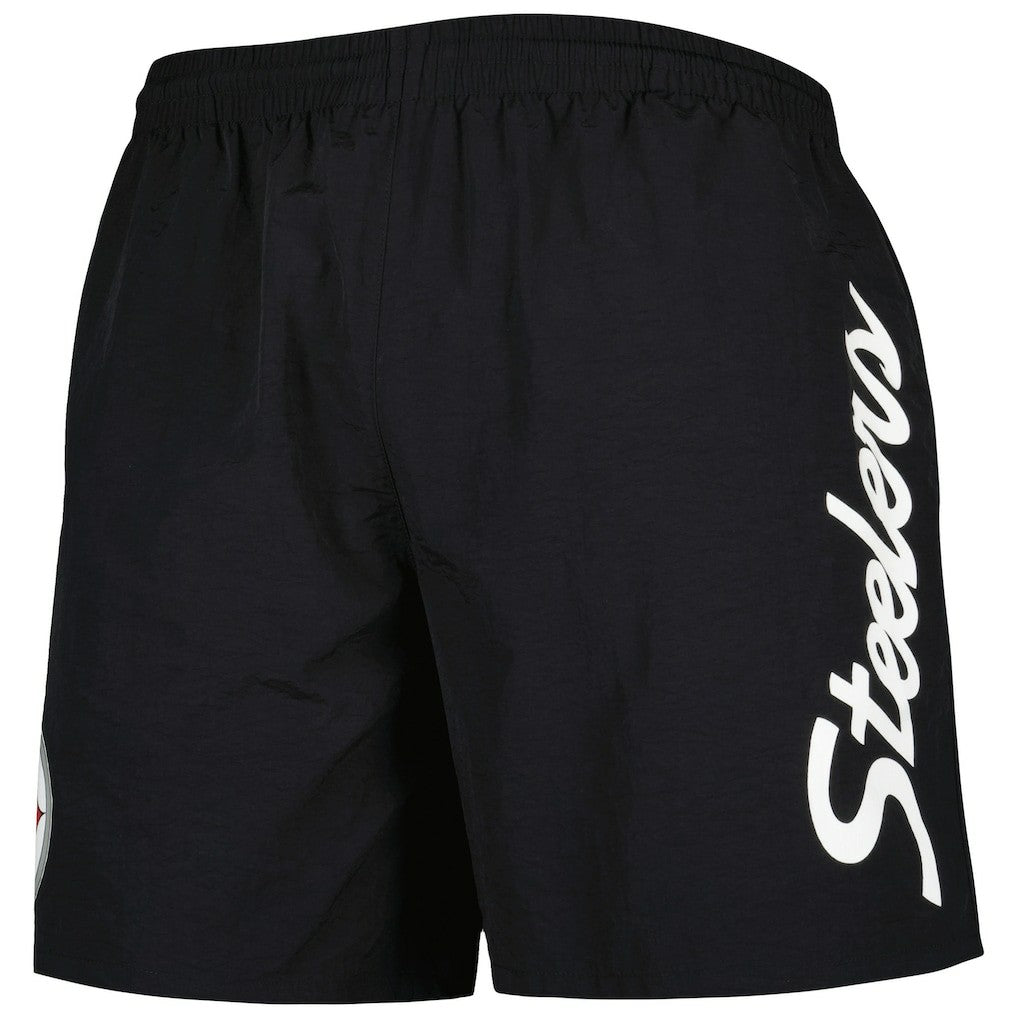 Pittsburgh Steelers Team Essentials Nylon Shorts - Black for sale