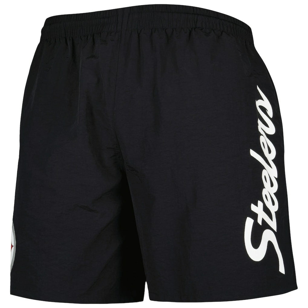 Pittsburgh Steelers Team Essentials Nylon Shorts - Black for sale