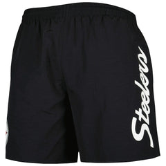 Pittsburgh Steelers Team Essentials Nylon Shorts - Black for sale