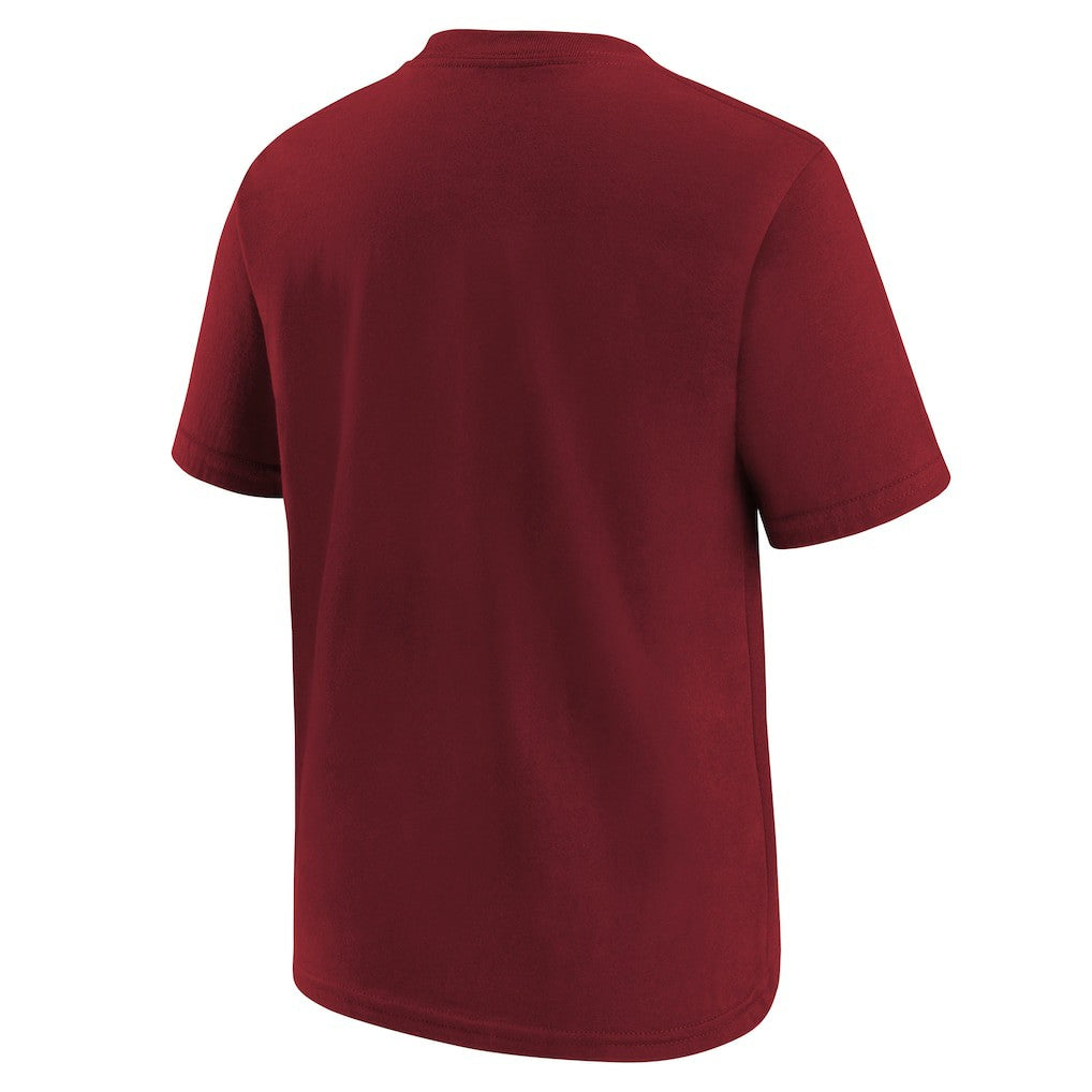 Washington Commanders Youth 90th Anniversary Logo T-Shirt - Burgundy for sale