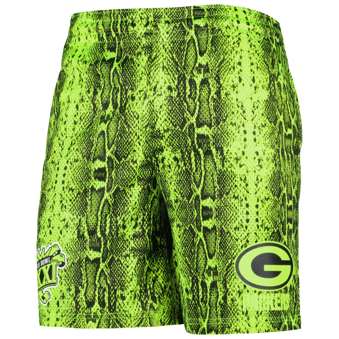 Green Bay Packers New Era Summer Pop Shorts - Neon Green sale