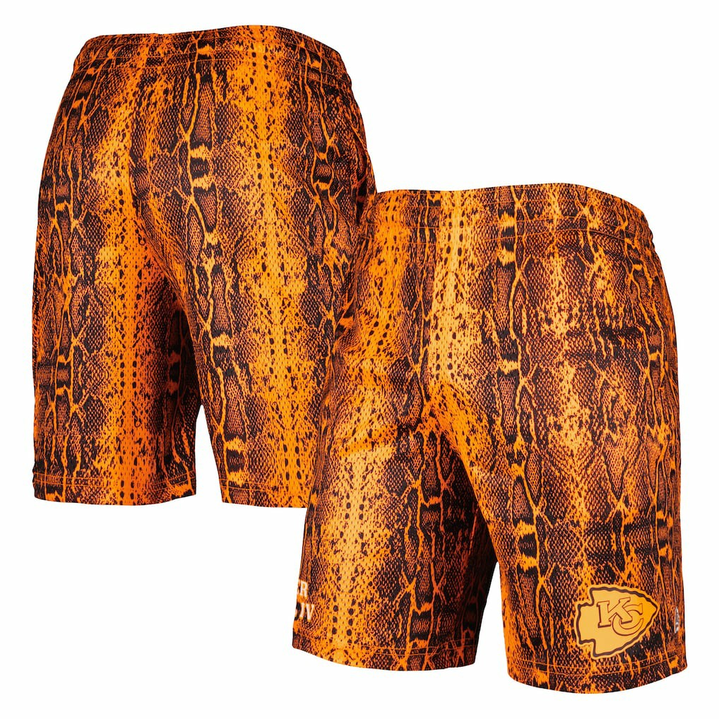 Kansas City Chiefs New Era Summer Pop Shorts - Orange on sale