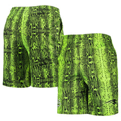 New England Patriots New Era Summer Pop Shorts - Neon Green outlet