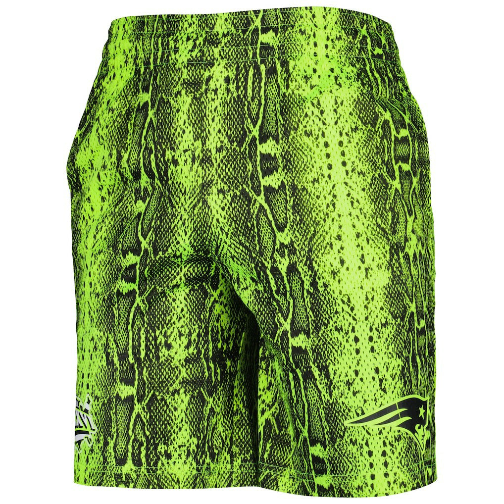 New England Patriots New Era Summer Pop Shorts - Neon Green outlet