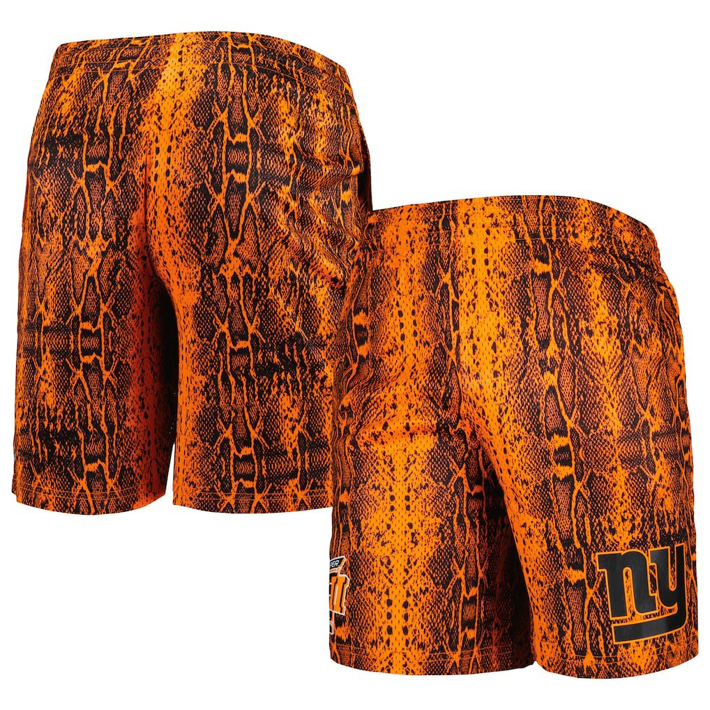 New York Giants New Era Summer Pop Shorts - Orange discount