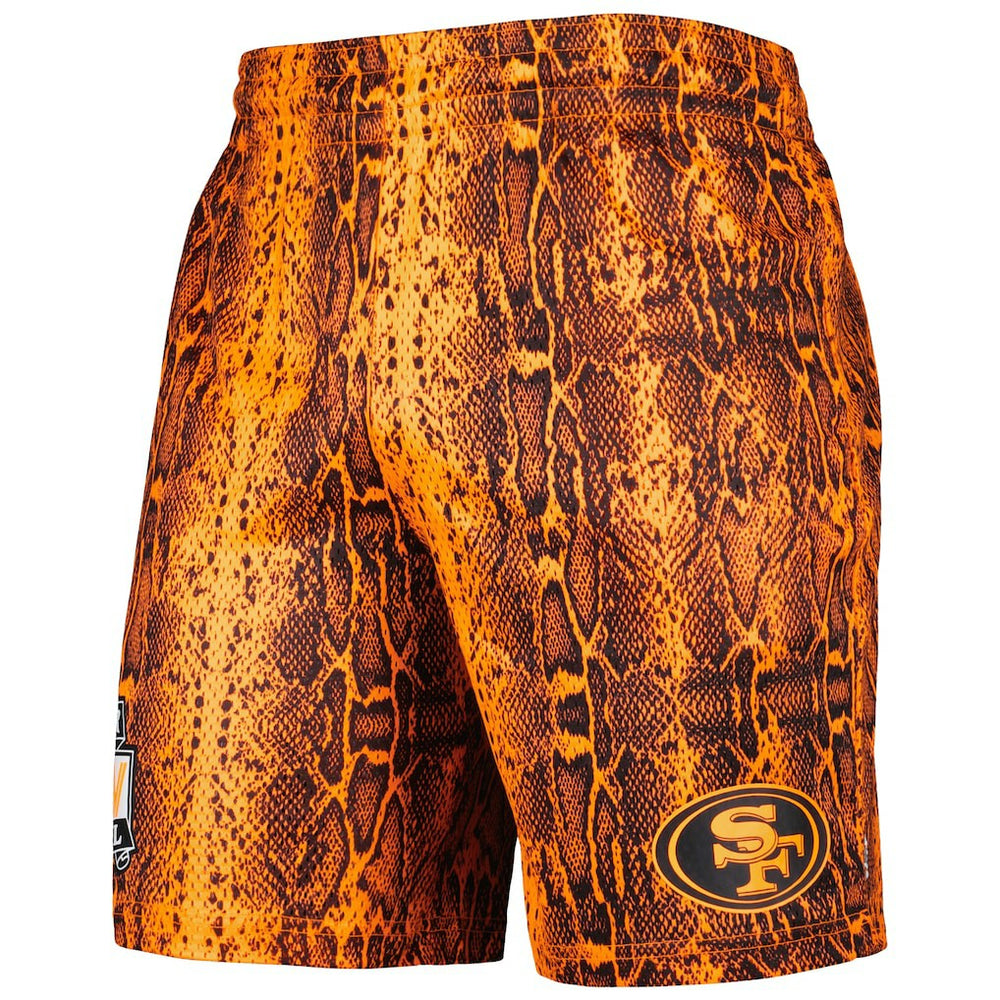 San Francisco 49ers New Era Summer Pop Shorts - Orange cheap