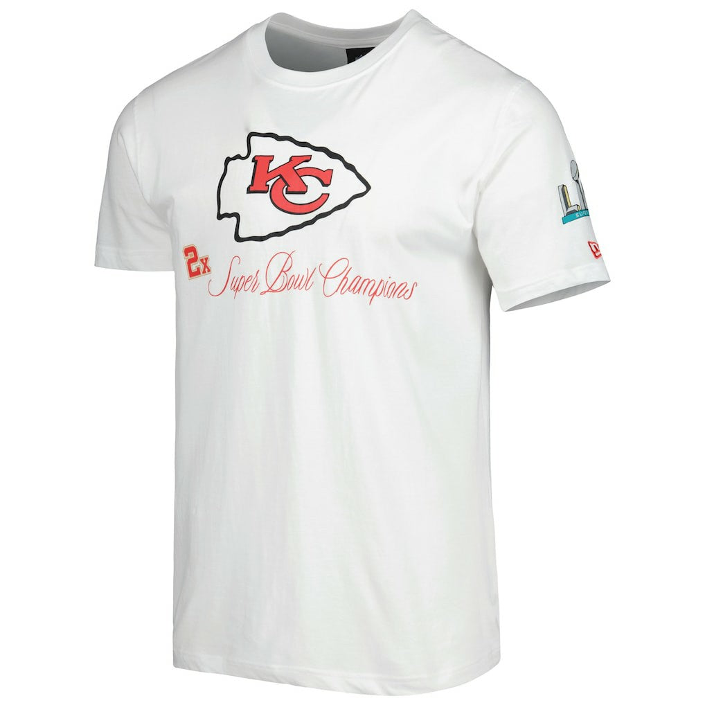 Kansas City Chiefs New Era Historic Champs T-Shirt - White cheap