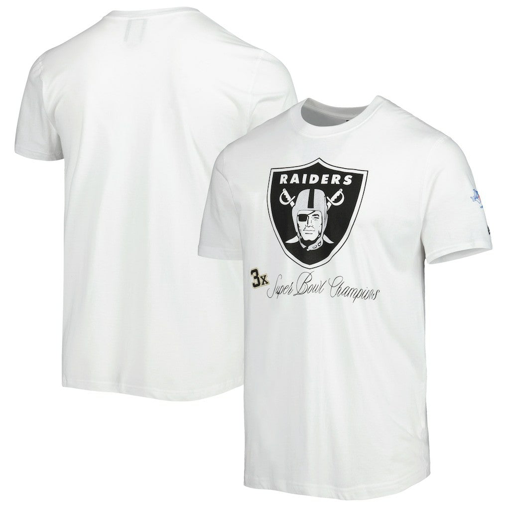 Las Vegas Raiders New Era Historic Champs T-Shirt - White for sale