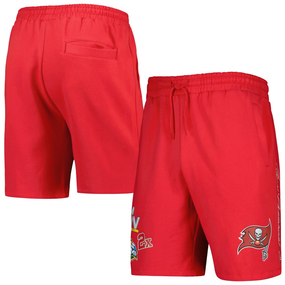 Tampa Bay Buccaneers New Era Historic Champs Shorts - Red discount