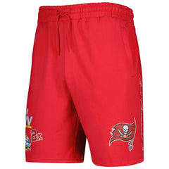 Tampa Bay Buccaneers New Era Historic Champs Shorts - Red discount
