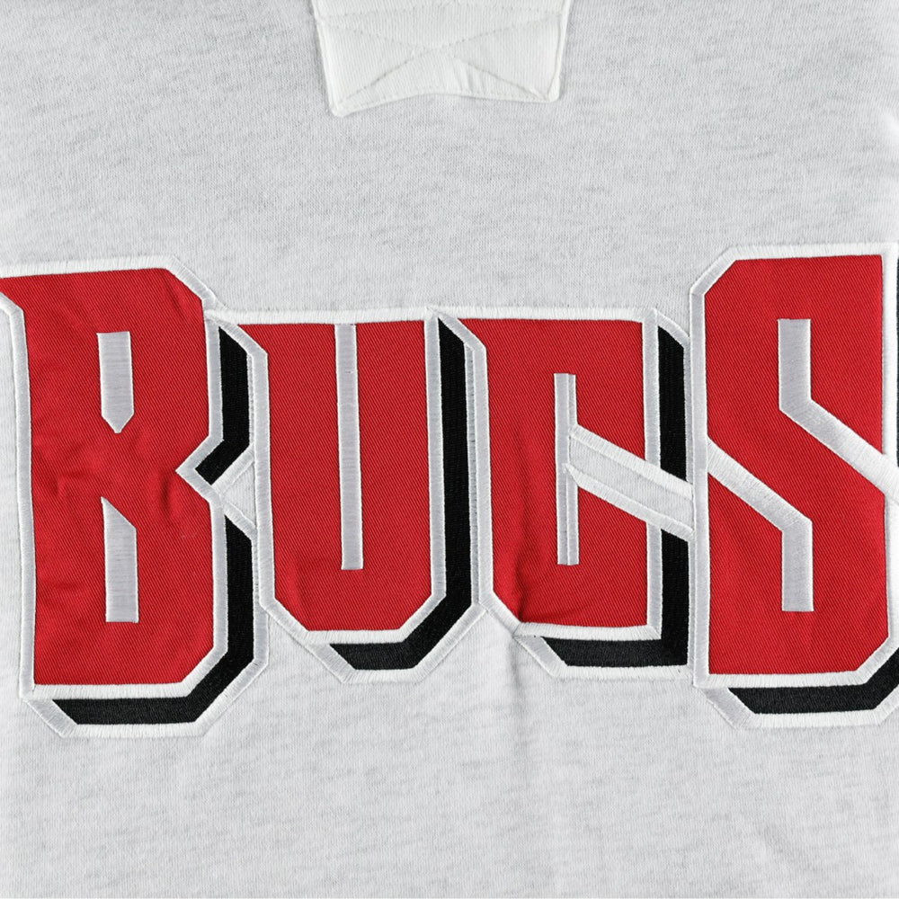 Tampa Bay Buccaneers '47 Gridiron Lace-Up Pullover Hoodie - Heather Gray discount