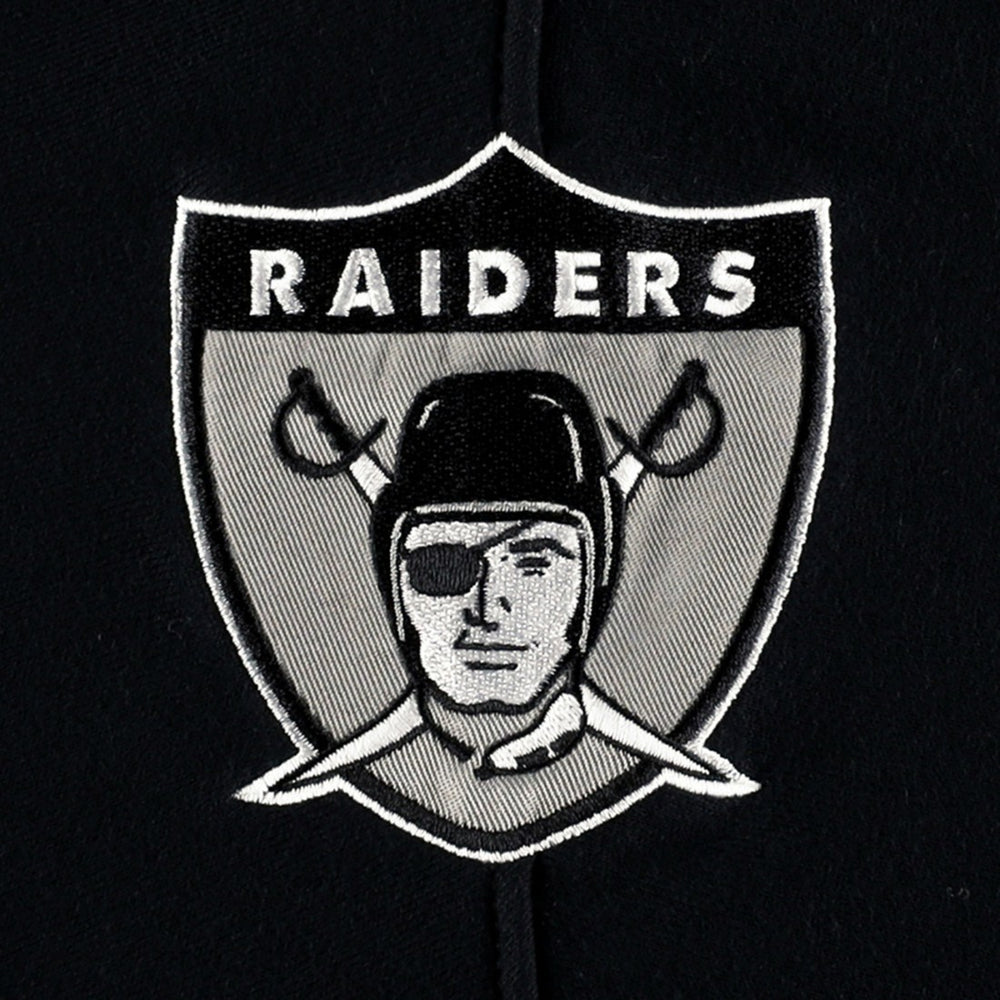 Las Vegas Raiders '47 Historic Logo Gridiron Lace-Up Pullover Hoodie - Heather Gray sale