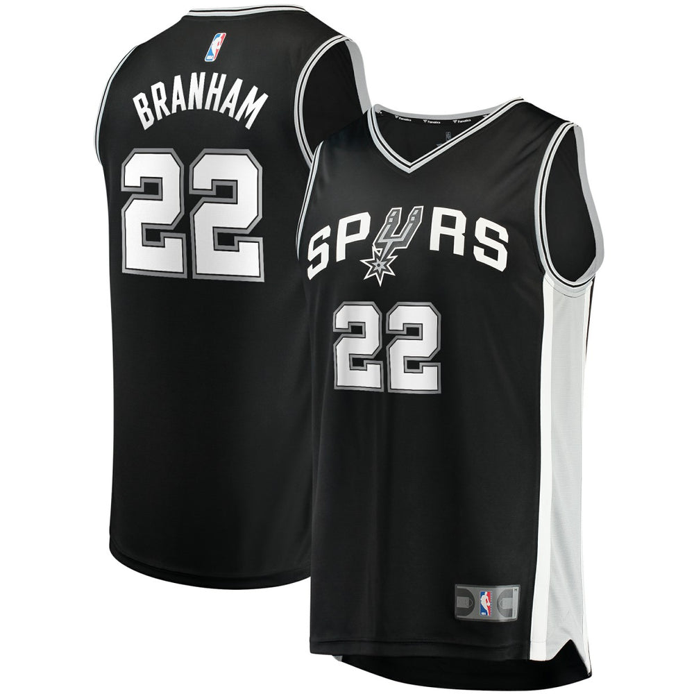 Malaki Branham San Antonio Spurs Fast Break Replica Player Jersey - Icon Edition - Black for sale