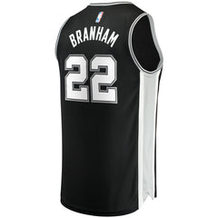 Malaki Branham San Antonio Spurs Fast Break Replica Player Jersey - Icon Edition - Black for sale