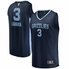 Jake LaRavia Memphis Grizzlies Fast Break Replica Player Jersey - Icon Edition - Navy for sale