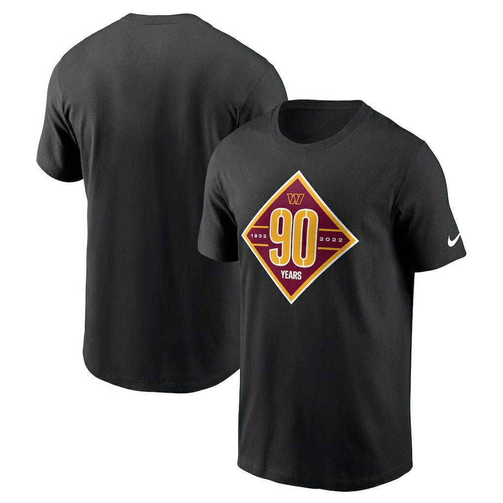 Washington Commanders 90th Anniversary T-Shirt - Black outlet