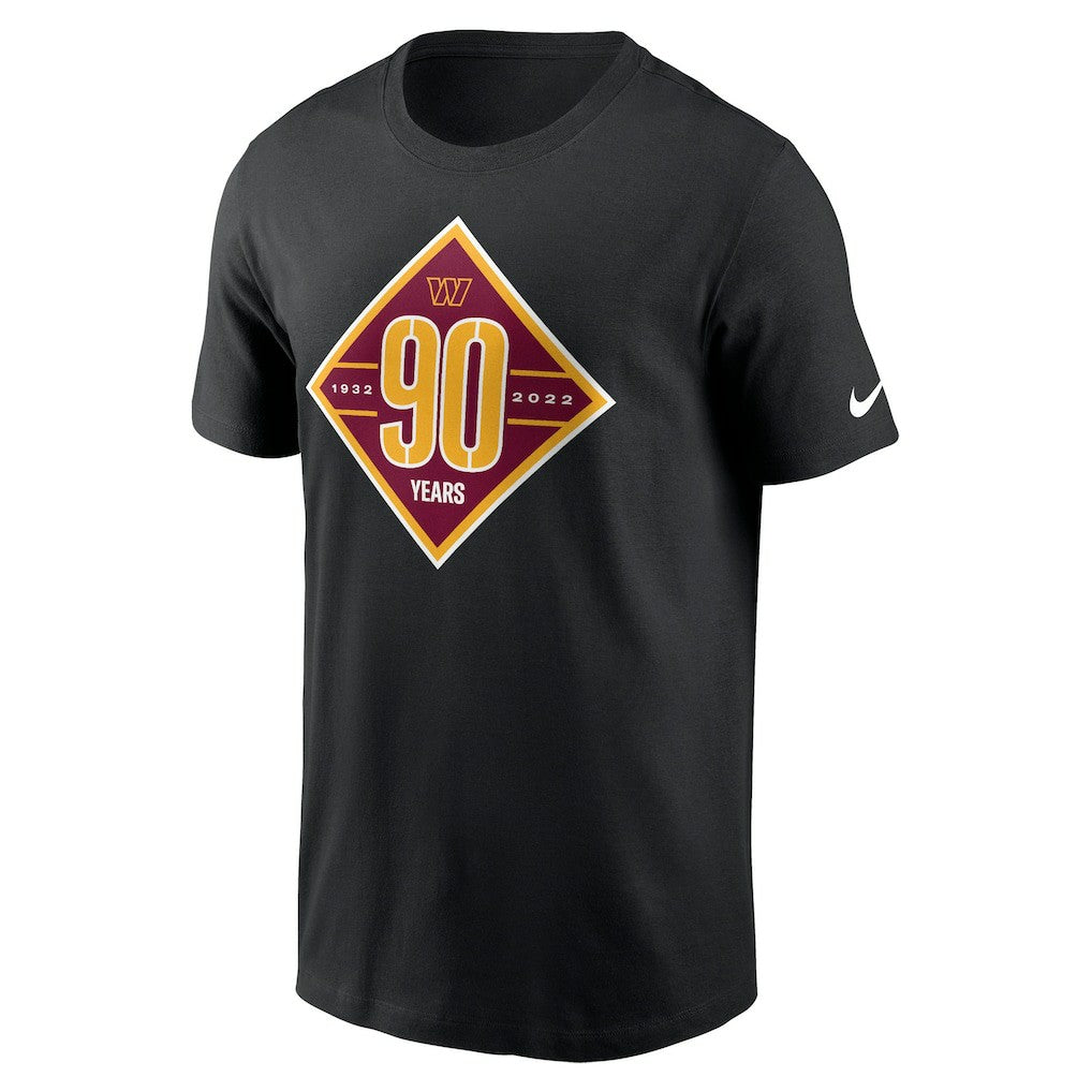 Washington Commanders 90th Anniversary T-Shirt - Black outlet