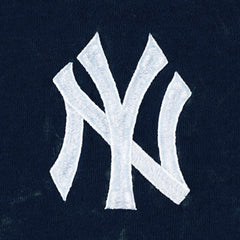 New York Yankees The Wild Collective Women's Marble Pullover Hoodie Navy