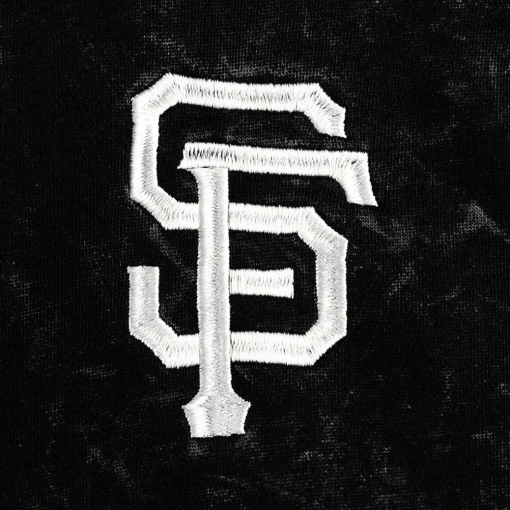 San Francisco Giants The Wild Collective Women's Marble Pullover Hoodie Black