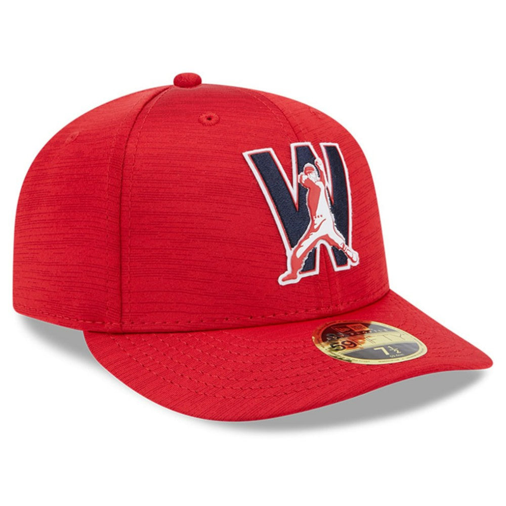 Washington Nationals 2023 Clubhouse Low Profile 59FIFTY Fitted Hat Red