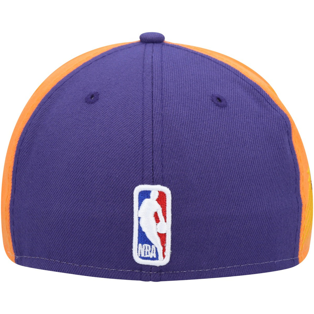 Phoenix Suns Back Half 9FIFTY Fitted Hat - White/Purple for sale
