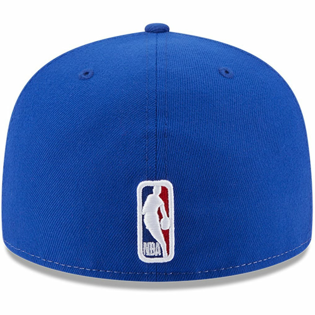 Philadelphia 76ers Back Half 9FIFTY Fitted Hat - White/Royal outlet