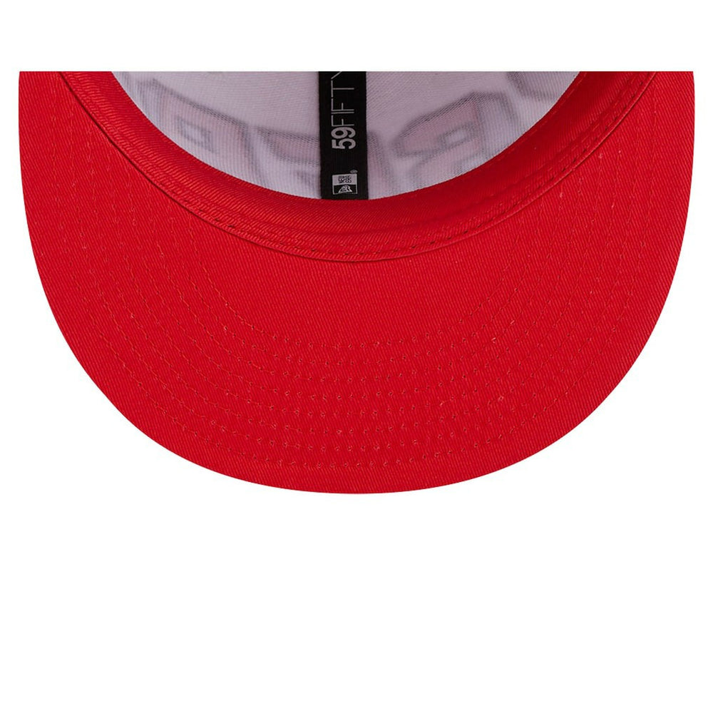 Philadelphia 76ers Back Half 9FIFTY Fitted Hat - White/Royal outlet