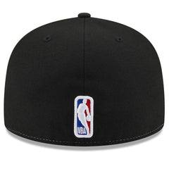 Utah Jazz Back Half 59FIFTY Fitted Hat - White/Black for sale