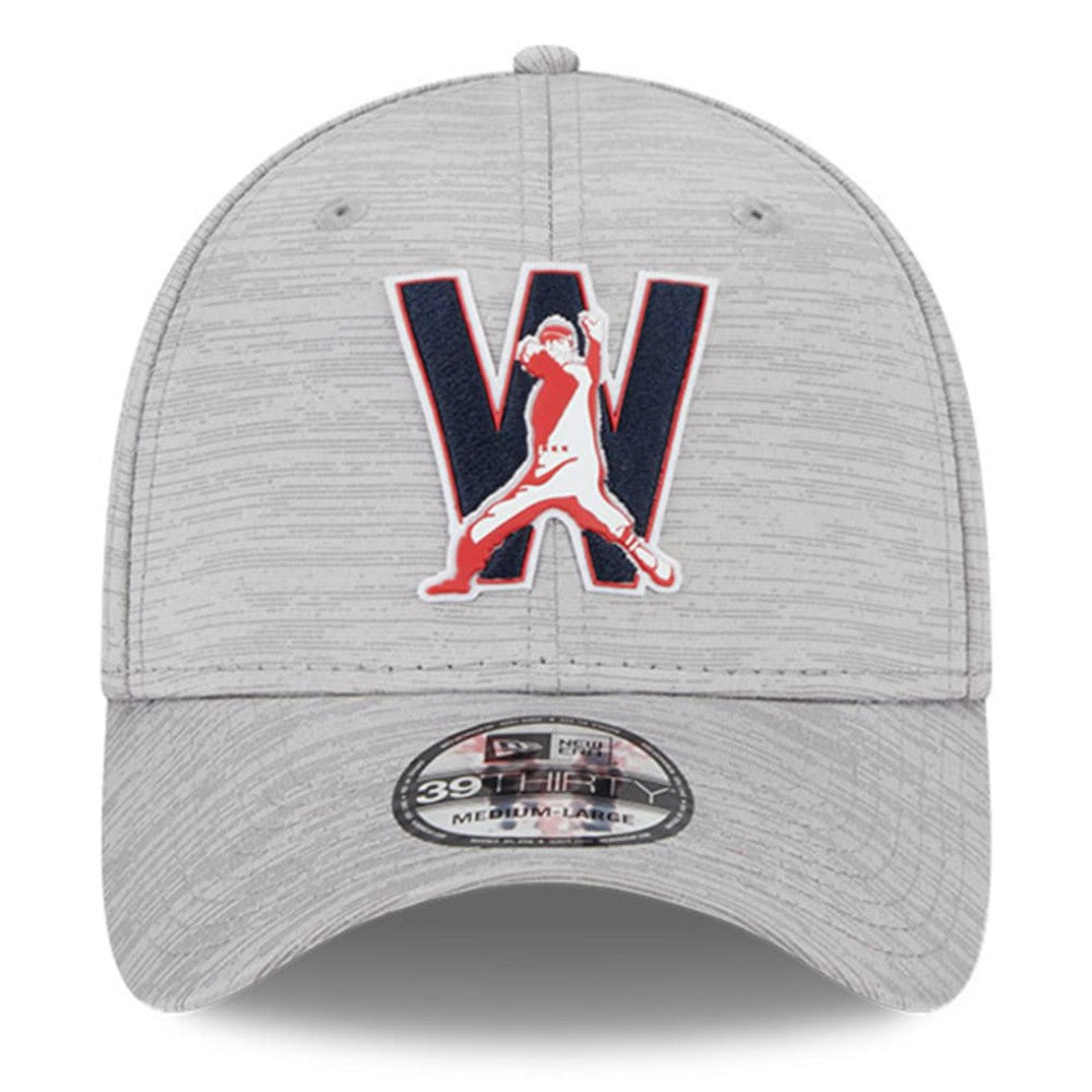 Washington Nationals 2023 Clubhouse 39THIRTY Flex Hat Gray