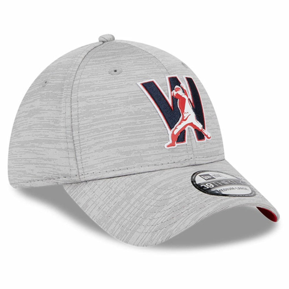 Washington Nationals 2023 Clubhouse 39THIRTY Flex Hat Gray