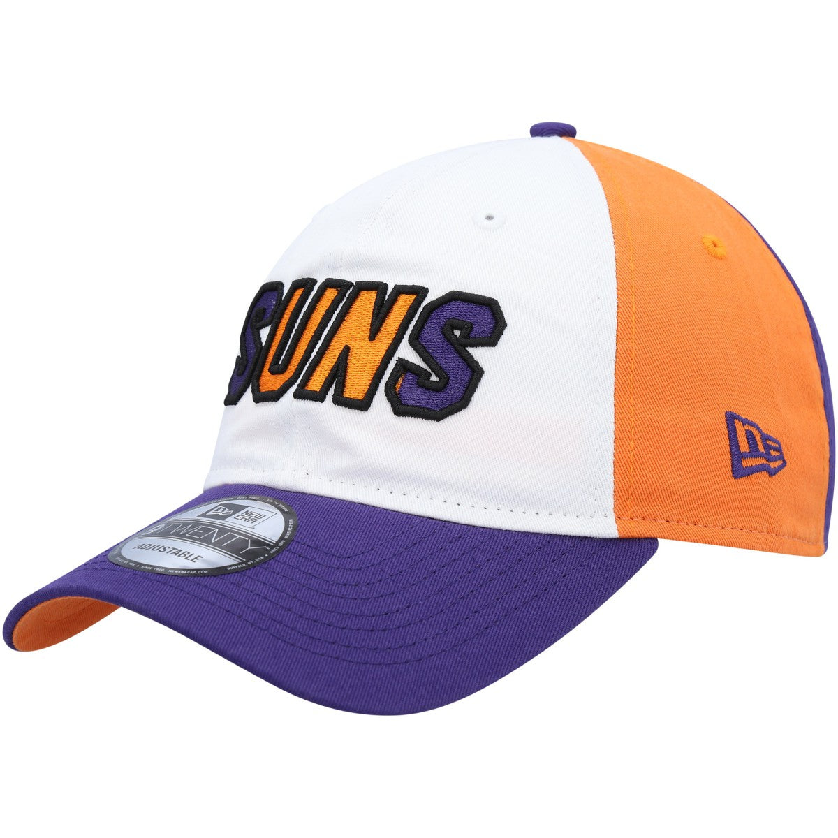 Phoenix Suns Back Half 9TWENTY Adjustable Hat - White/Purple cheap