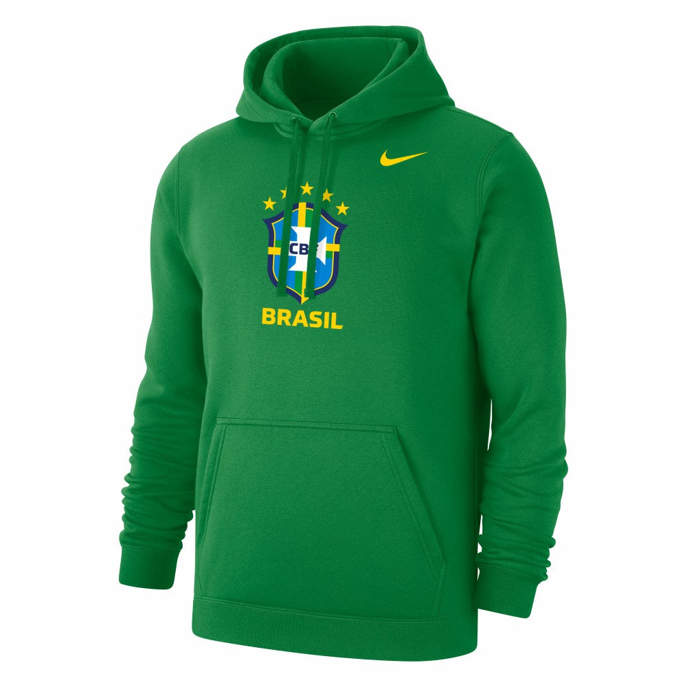 Brazil National Team Club Primary Pullover Hoodie - Green sale