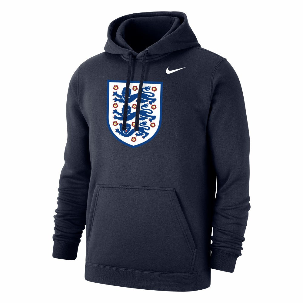 England National Team Club Primary Pullover Hoodie - Navy for sale