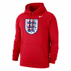 England National Team Club Primary Pullover Hoodie - Red discount