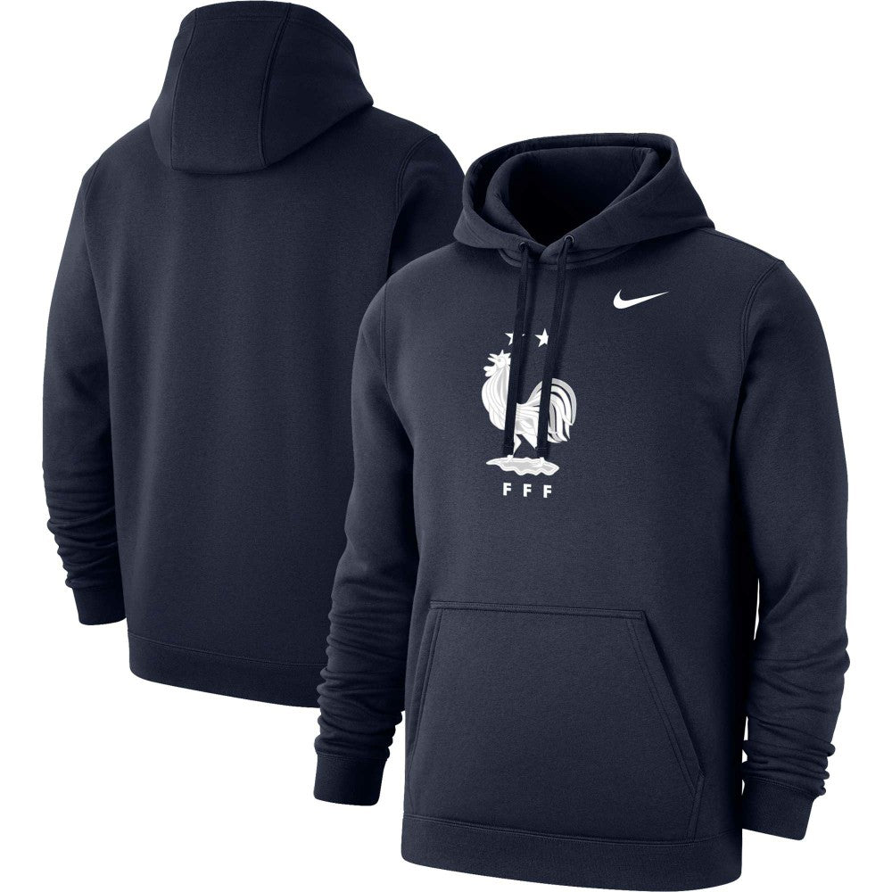 France National Team Club Primary Pullover Hoodie - Navy on sale