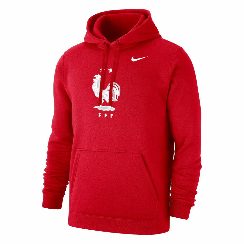 France National Team Club Primary Pullover Hoodie - Red discount