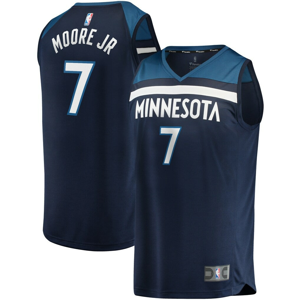 Wendell Moore Jr. Minnesota Timberwolves 2022 NBA Draft First Round Pick Fast Break Replica Player Jersey Icon - Edition - Navy on sale