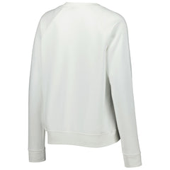Brazil National Team Women's Lockup Varsity Tri-Blend Raglan Pullover Sweatshirt - White on sale
